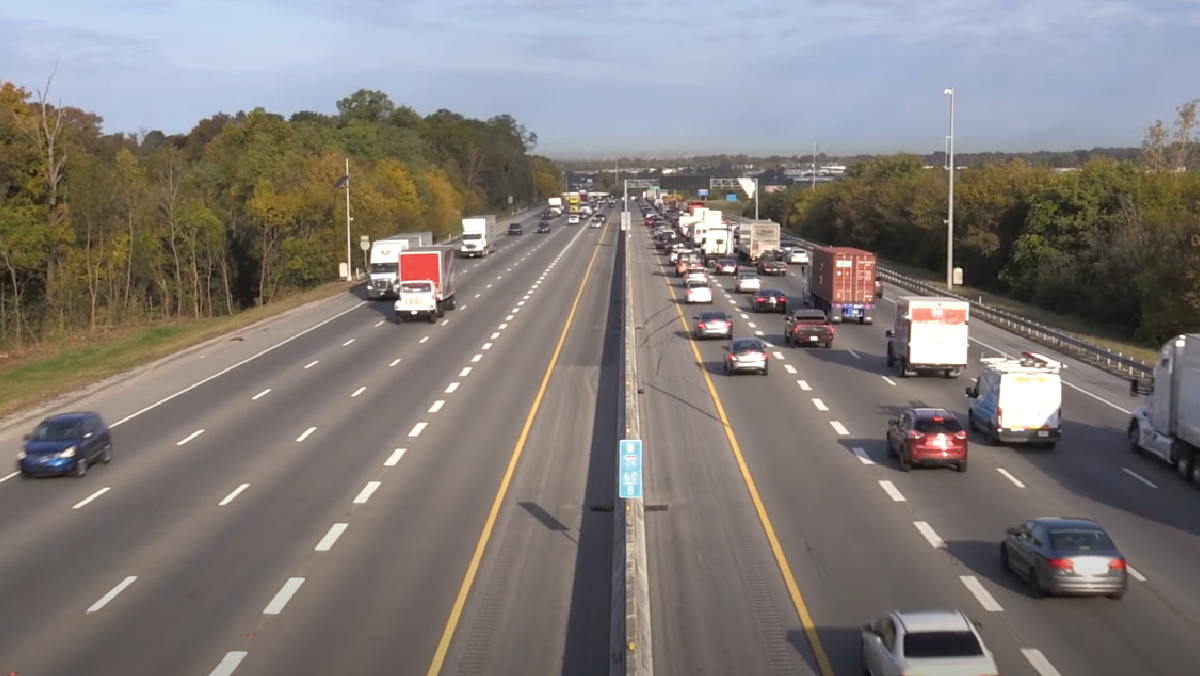 I 24 Active Freeway Management System Smart Corridor Gantry Installation Ragansmith 2132